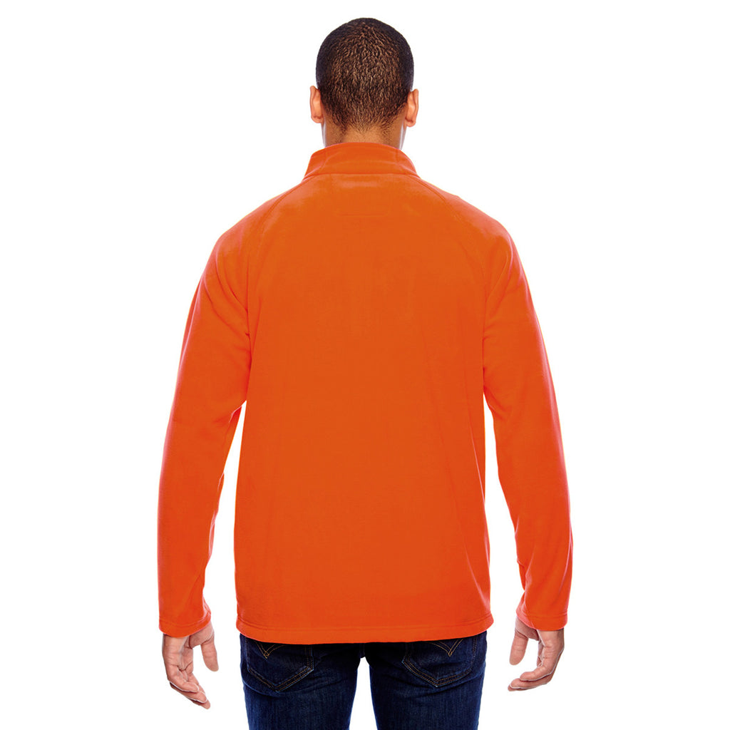 Team 365 Men's Sport Orange Campus Microfleece Jacket
