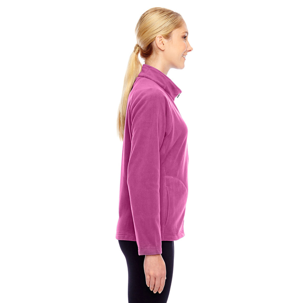 Team 365 Women's Sport Charity Pink Campus Microfleece Jacket