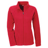 Team 365 Women's Sport Scarlet Red Campus Microfleece Jacket