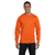 Gildan Men's Safety Orange 5.5oz 50/50 Long-Sleeve T-Shirt