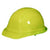 OccuNomix Hi Viz Lime Regular Brim Hard Hat (Squeeze Lock Suspension)