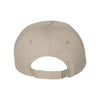 Valucap Khaki Unstructured Washed Chino Twill Cap