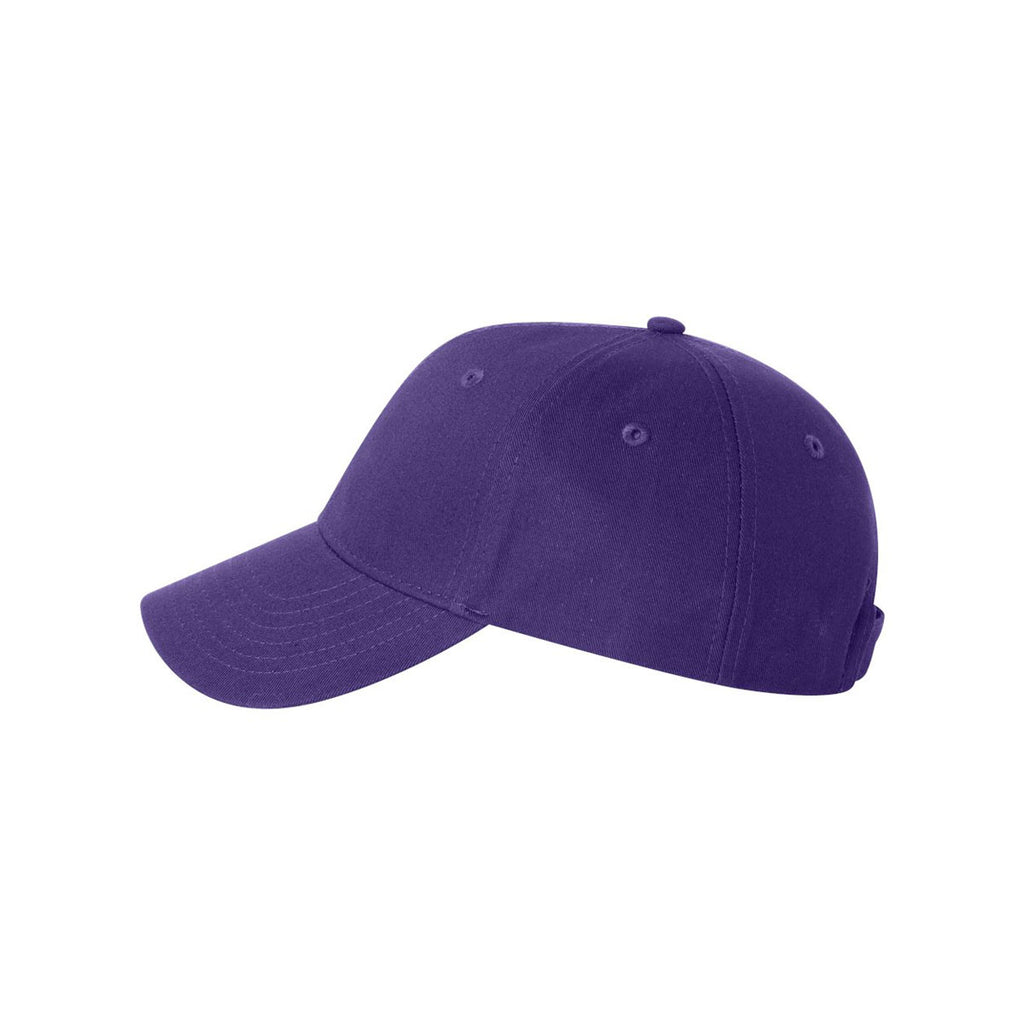 Valucap Purple Structured Chino Cap