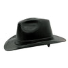 OccuNomix Black Cowboy Style Hard Hat (Squeeze-Lock Suspension)