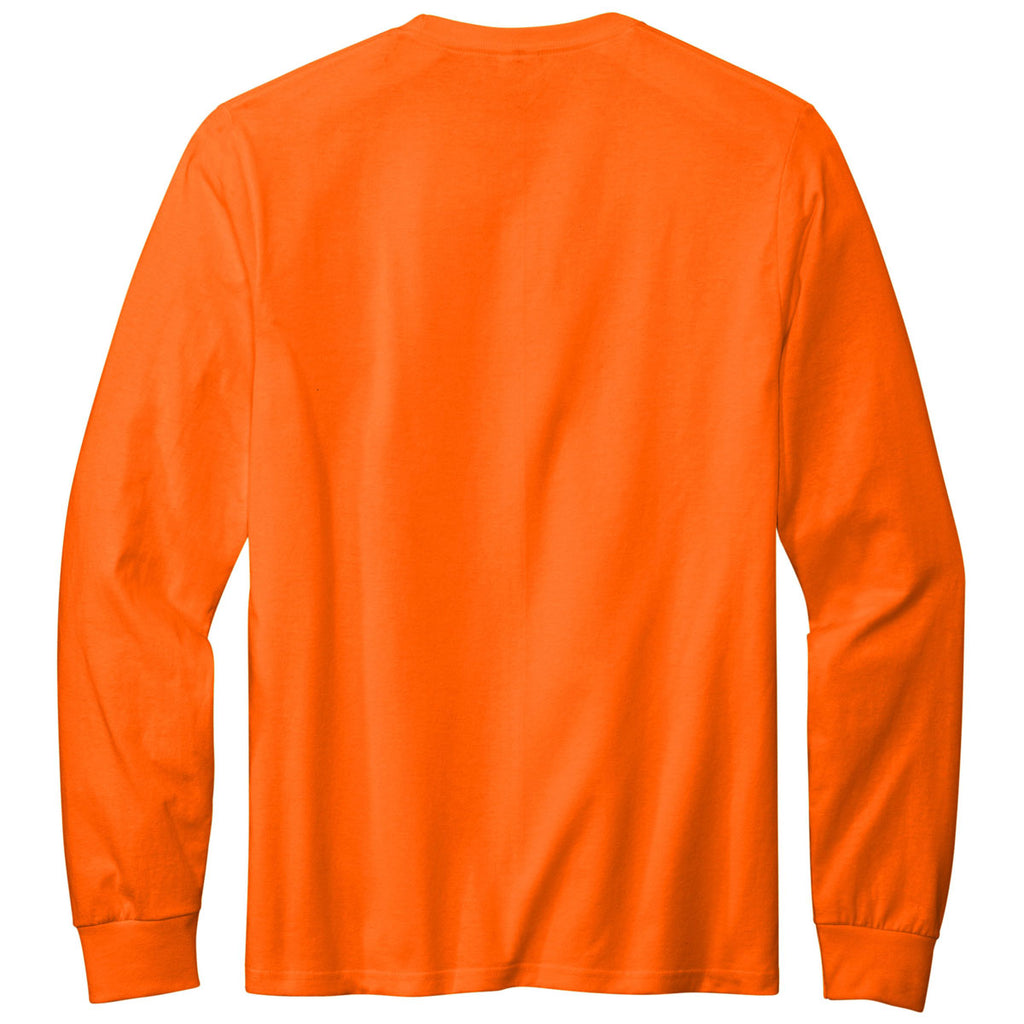 Volunteer Knitwear  Unisex Safety Orange All-American Long Sleeve Tee