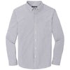 Port Authority Men's Gusty Grey/White Broadcloth Gingham Easy Care Shirt