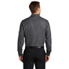 Port Authority Men's Black/Grey Steel Pincheck Easy Care Shirt