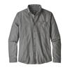 Patagonia Men's Feather Grey Long Sleeve Vjosa River Pima Cotton Shirt