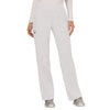 Cherokee Women's White Workwear Revolution Mid Rise Pull-on Cargo Pant