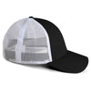 Imperial Black White Structured Performance Meshback Cap