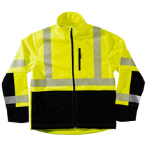 Xtreme Visibility Unisex Yellow Xtreme-Flex Soft Shell No Hood Jacket