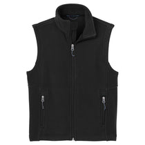 Port Authority Youth Black Value Fleece Vest