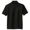 Port Authority Youth Black Silk Touch Polo