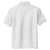 Port Authority Youth White Silk Touch Polo