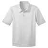 Port Authority Youth White Silk Touch Performance Polo
