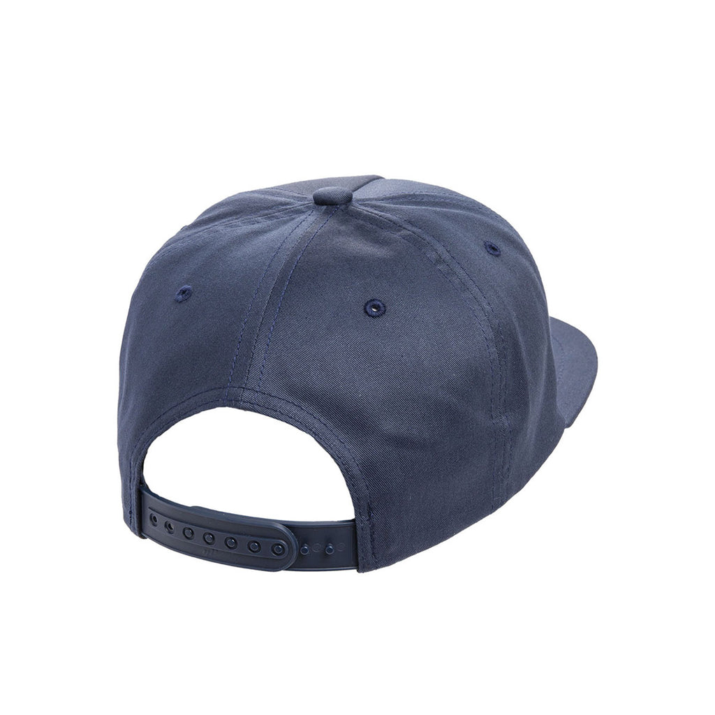 Yupoong Navy Unstructured 5-Panel Snapback Cap