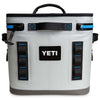 YETI Fog Grey/Tahoe Blue Hopper Flip 12 Cooler