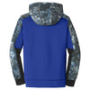 Sport-Tek Youth True Royal/True Royal Sport-Wick Mineral Freeze Fleece Colorblock Hooded Pullover