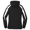 Sport-Tek Youth Black/White Fleece-Lined Colorblock Jacket