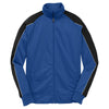 Sport-Tek Youth True Royal/ Black/ White Piped Tricot Track Jacket