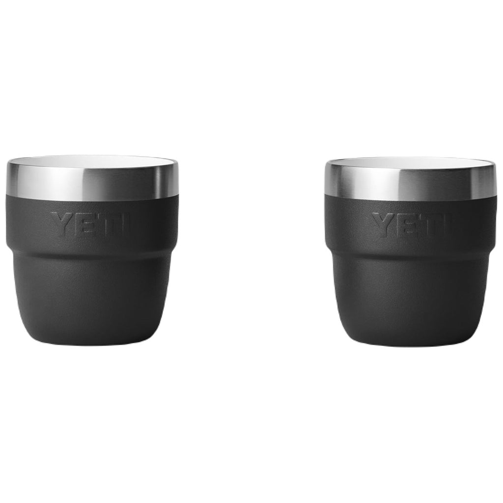 YETI Black Rambler 4 oz Stackable Cups (2 Pack)