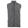 Zusa Men's Light Grey Heather Midtown Fleece Vest