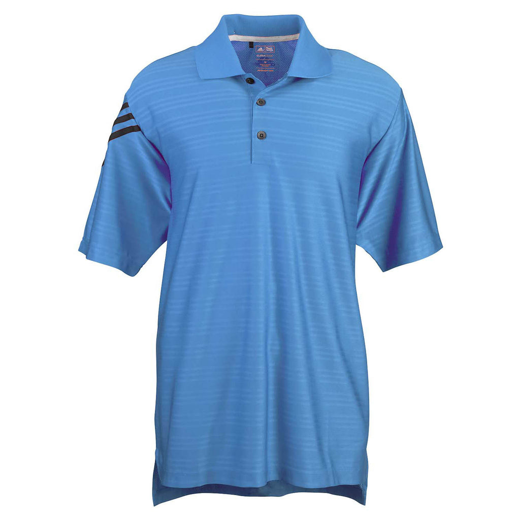 adidas Golf Men's ClimaCool Gulf Blue S/S Mesh Polo