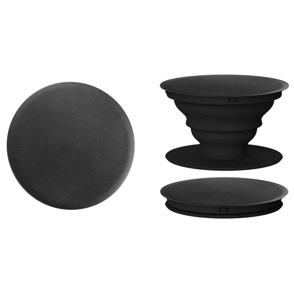 PopSockets Aluminum Black Phone Holder with Mount