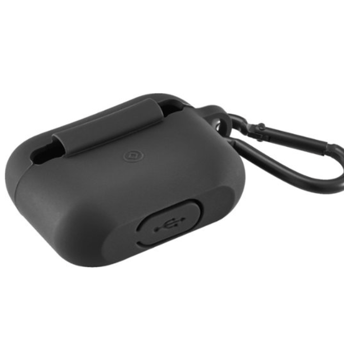 Insignia - Case for Apple AirPods Pro - Black