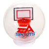 Primeline Clear Desktop Basketball Globe Game