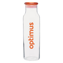 H2Go Tangerine Vibe Glass Bottle 22 oz