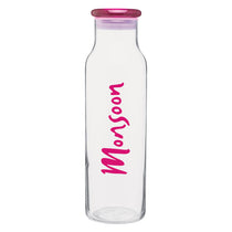 H2Go Fuchsia Vibe Glass Bottle 22 oz