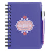 BIC Purple Plastic Cover Notebook with Matching BIC Media Pen